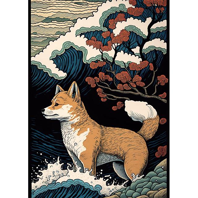 Asian Animals Zodiac Signs Japan China Prints Poster Canvas Painting Modern Wall Art Pictures for Living Room Bedroom Home Decor
