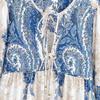 Bohemian Ethnic Beach Dress: 2026 Spring Casual Loose-Fit Printed Dress