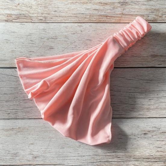 Haarband Weicher Stoff Elastisches Haargummi Einfarbige Atmungsaktives Stirnband Yoga Laufen Fitness Haargummi Tägliches Tragen