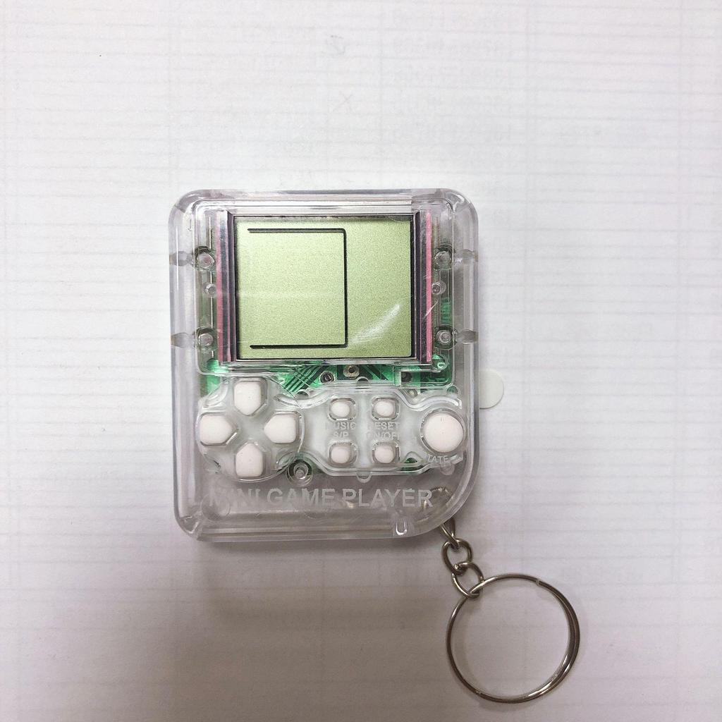 Mini Retro Tetris Keychain Handheld Game Console