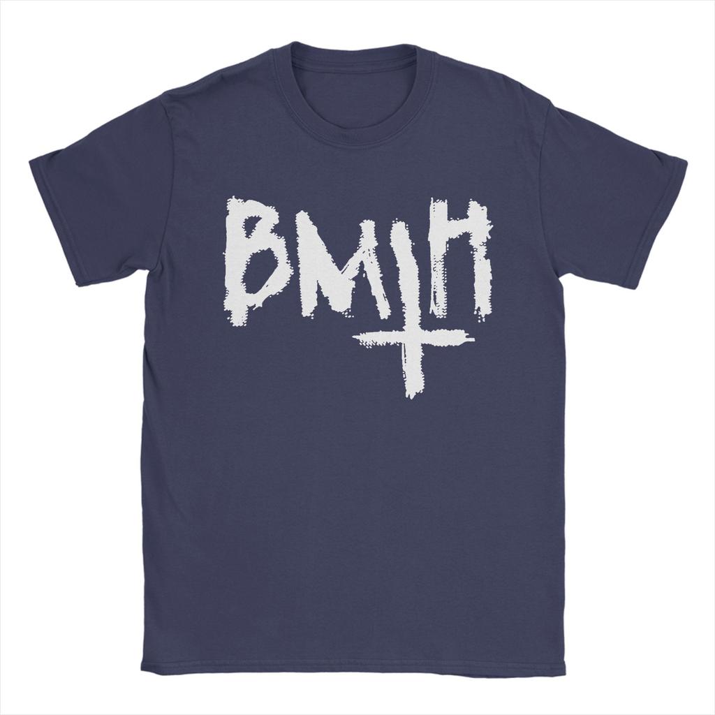 T-shirts pour hommes Bring Me the Horizons BMTH Drôles T-shirts en coton pur Manches courtes T-shirts Col rond Vêtements Nouvelle Arrivée