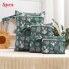 Travel Organizer Set With Waterproof Polyester Fabric For Luggage Storage And Cosmetic Packing