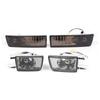 Set 4 bucăți mașină afumată bară față ceață + lampă de semnalizare pentru VW Golf 3 1992 1993 1994 1995 1996 1997
