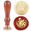 1set Brass Wax Seal Stamp with Handle for DIY Scrapbooking Fox 89x30mm