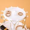 Plastic Jewelry Earring Holder 4 Layers Bracelet Holder Fashion Hair Ring Rack  Wedding