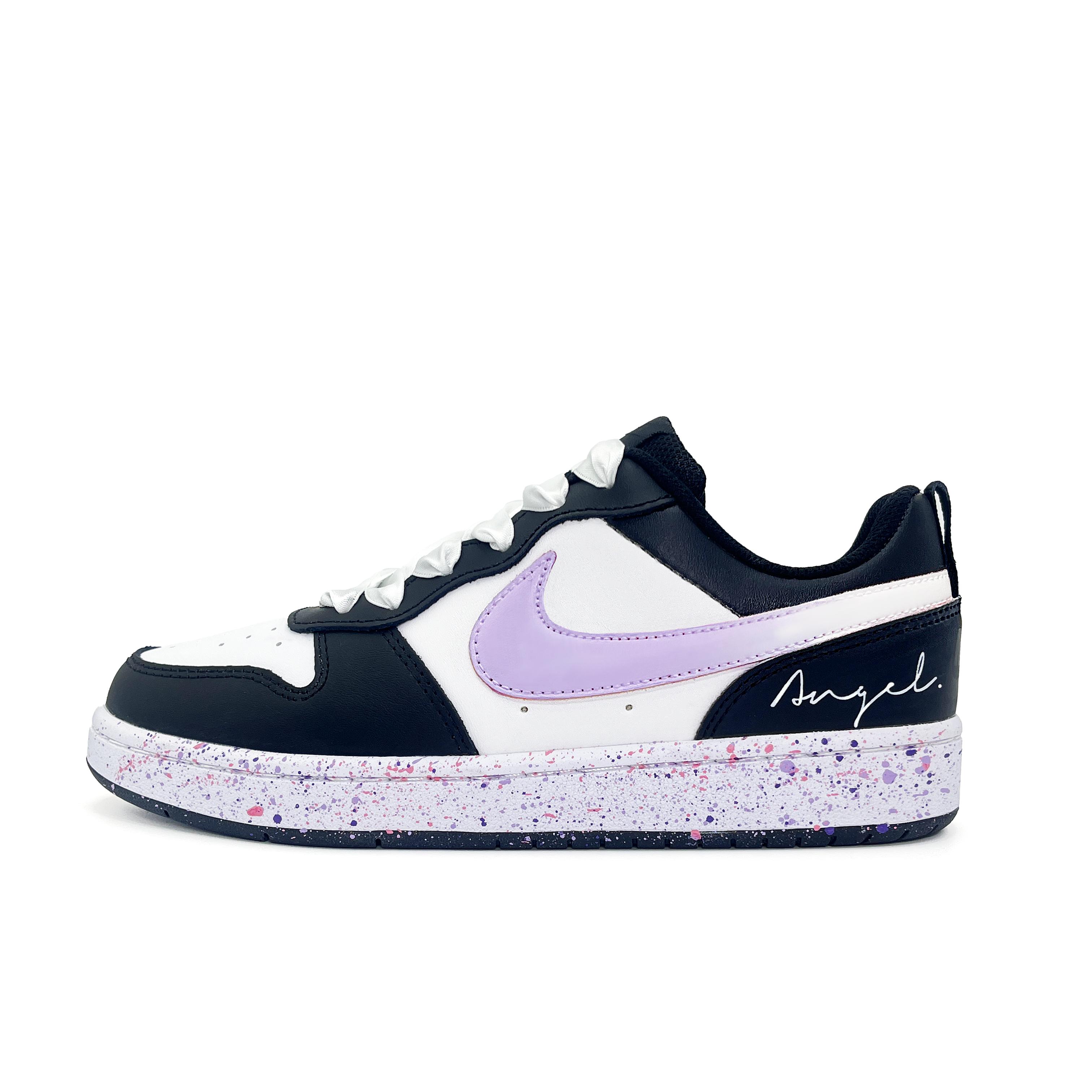 

Nike Court Borough Skateboard Shoes Women s Low top Black Purple BQ5448-115(Team275- ) 35.5