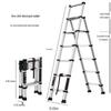 Chain Worker Aluminum Telescopic Ladder