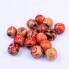 TX65 50pcs Fun Mix Wooden Bead Exquisite Texture Tribal Handmade Patterned Bead Necklace Bracelet Charms DIY Jewelry Accessories