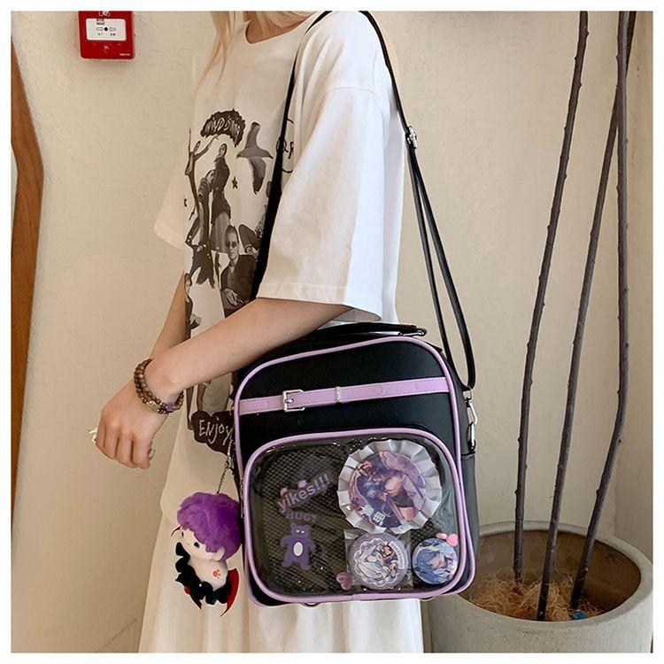 New Original Niche Design Girl Ulzzang Ita Bag Women Fashion Casual Backpack Preppy Style One Shoulder Crossbody Handbag