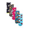Soxy Womens/Ladies Assorted Designs Socks (Pack of 5)