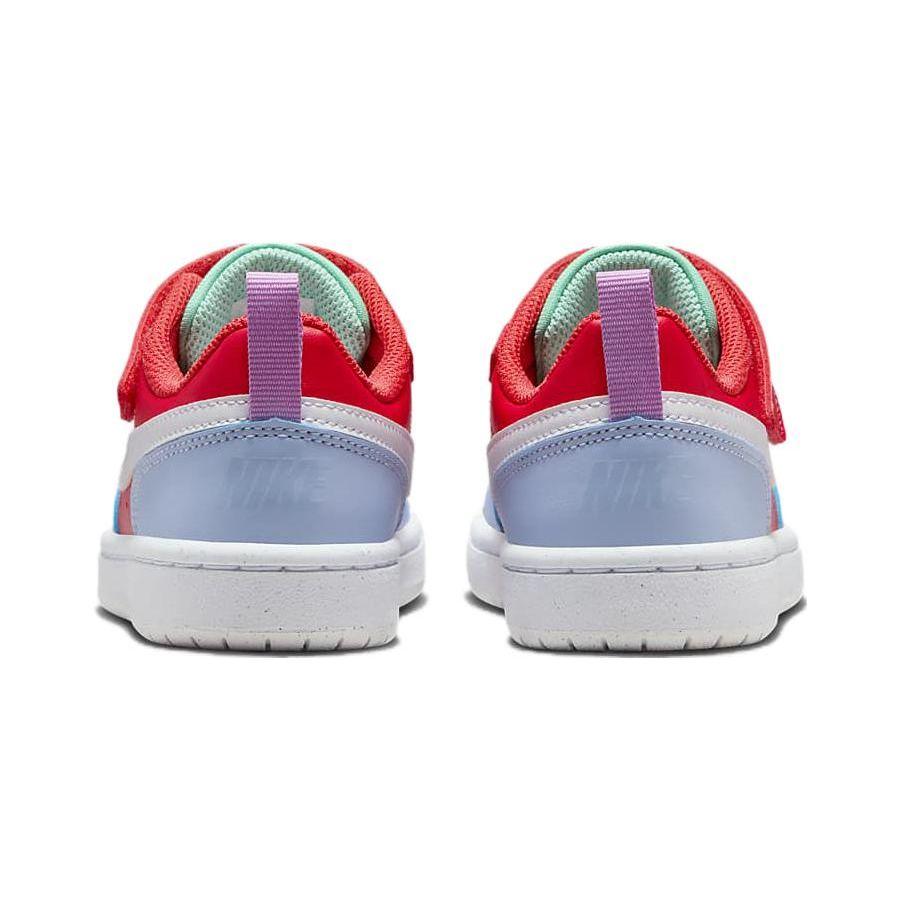 Nike Court Borough Low Recraft PS Cobalt Bliss Track Red Kids Sneakers Blue Emerald-Rise White DV5457-400