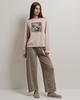 Women's Suit Butella 16622 M Beige Olive (jacket, Pants)