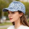 Gold-Foiled Leopard Print Fashion Denim Baseball Cap, European And American Fashion, Street Trendy  Sports Sun Hat