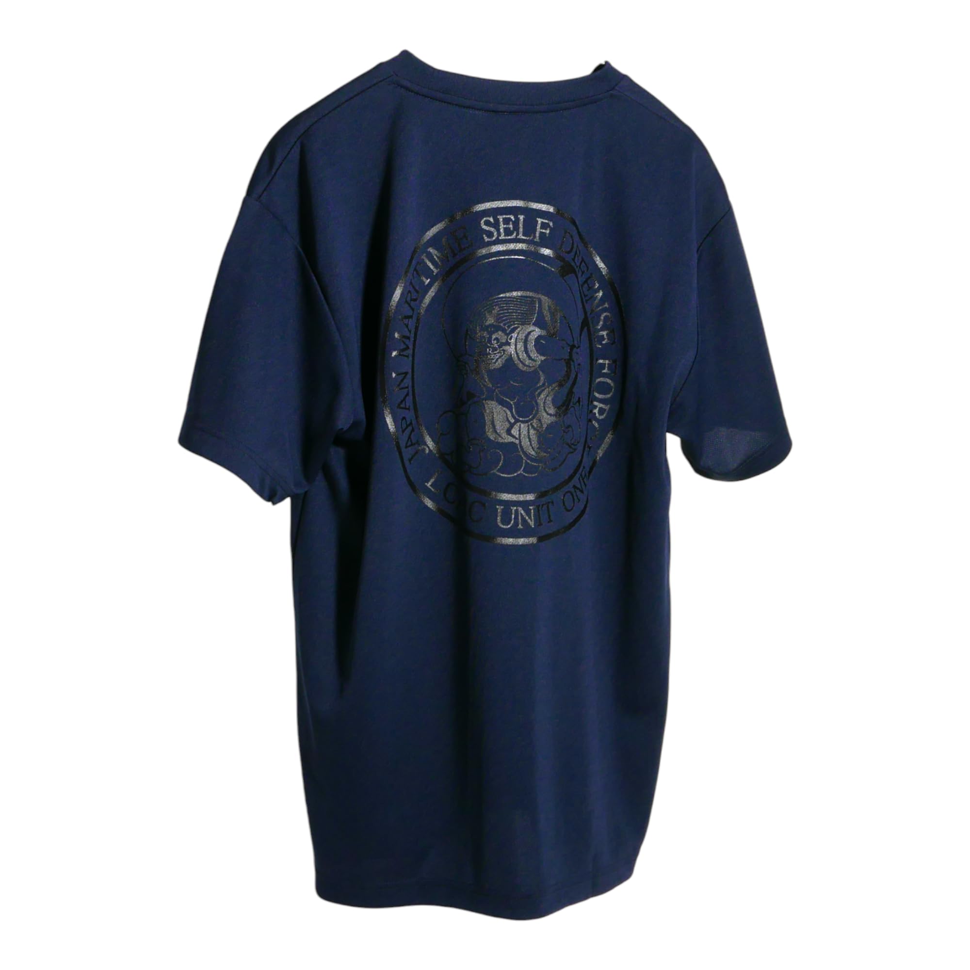 

Fuji Uniforms Self-Defense Forces Goods T-Shirt (LCAC Fujin Low Visual) JMSDF Military Air Cushion Vehicle Dry 100% Polyester (JP, Alphabet, 5L, Navy)