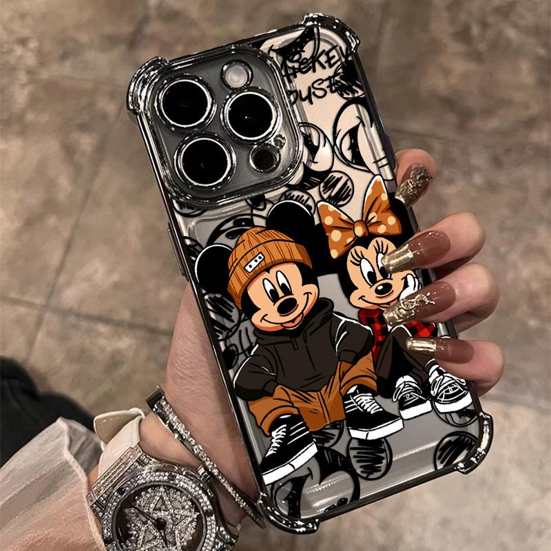 

Cool Minnies M-Mickey Plating Phone Case For Samsung A37 A57 A07 A36 A16 A06 A35 A55 A25 A26 A15 A54 A34 A24 A14 A05 A04 4G 5G Samsung A32 5G