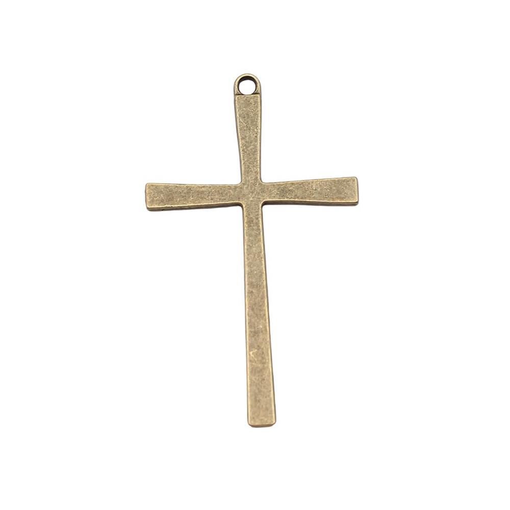 Hollow Cross Charms Multi Color Alloy Pendants For Gothic Christian Jewelry Accessories