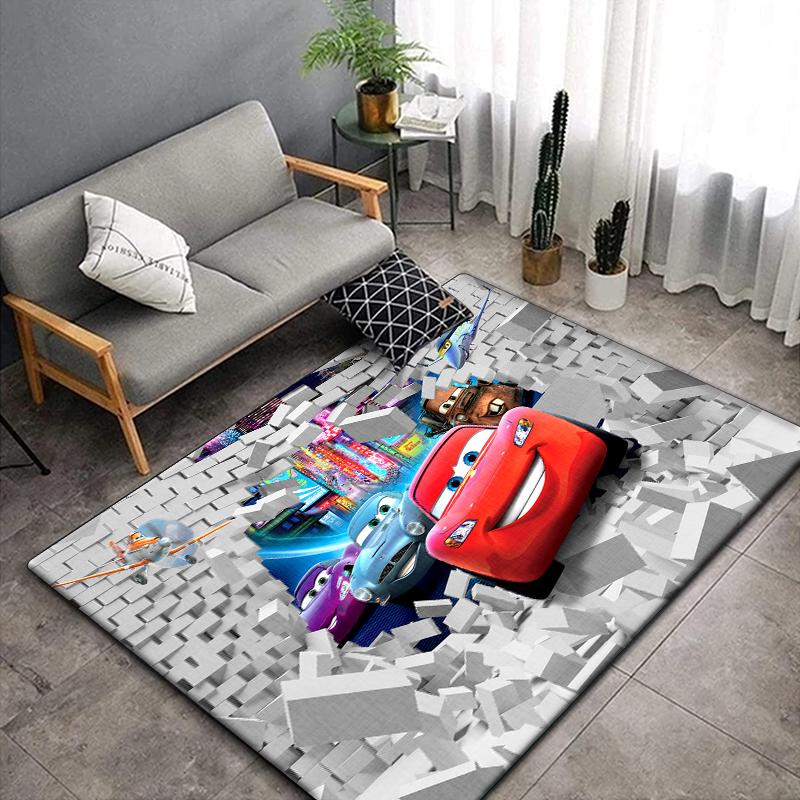 3D Vintage Car Area Rug Large,Carpet Rug for Living Room Bedroom Sofa Decoration,Doormat Kitchen Non-slip Floor Mat Picnic  Camp