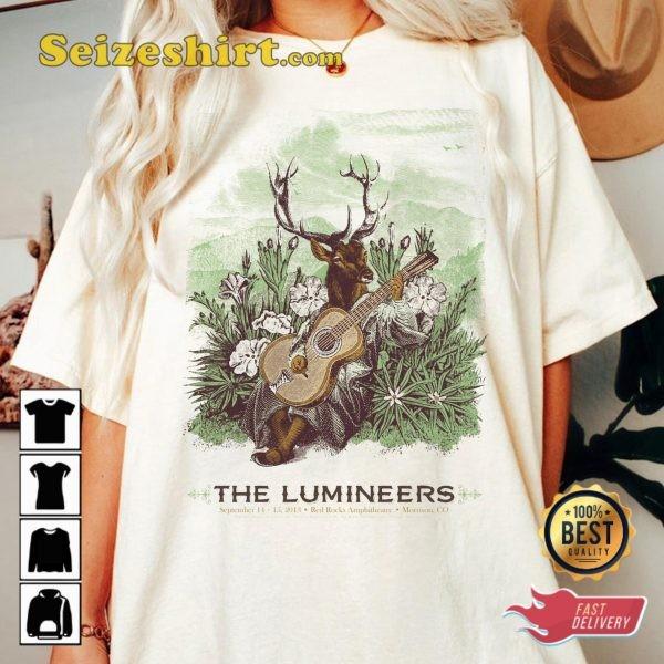 

Vintage The Lumineers Tour Fan Gift Natural T-shirt Unisex T-Shirt XXXL