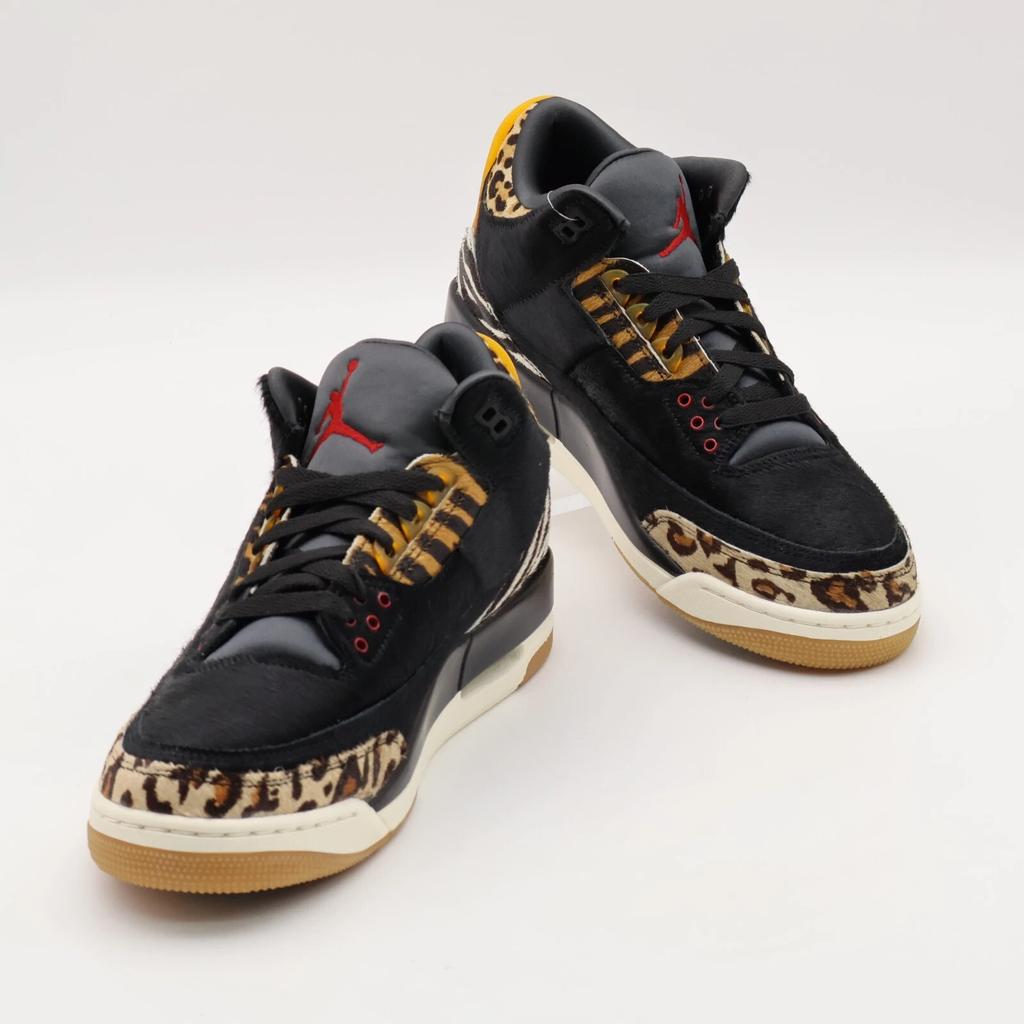 CK4344-002 Nike Air Jordan 3 Retro SE Animal Instinct Black Camo Zebra Cheetah