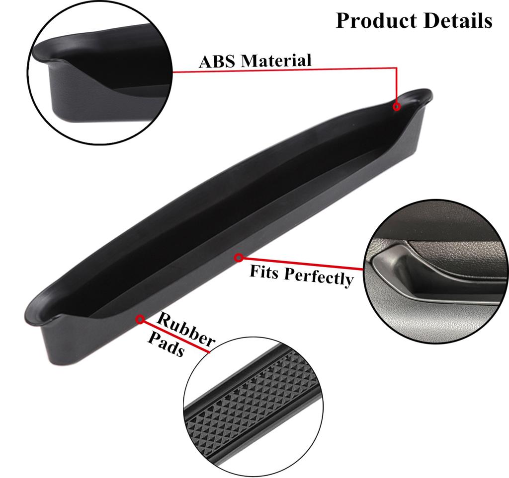 Grab Tray Interior Storage for Jeep Wrangler JL Gladiator JT 2018-2023 Passenger Grab Storage Tray Organizer Interior Accessory