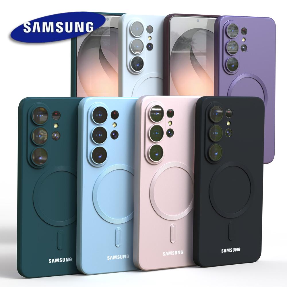 Magnetic Case For Samsung Galaxy S26 S25 S24 S23 Ultra FE S22 Plus A56 A55 A17 Shockproof Cover for MagSafe Protection Cover