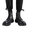 Fashion PU Leather Men Ankle Boots Outdoor Casual Shoes Lightweight Designer Mens Warm Work Boots 2024 Classic Handmade Boots