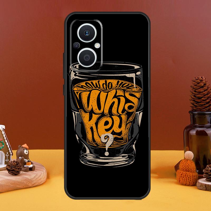 Cigar and Whiskey Case For OPPO Reno 8T 4Z 5Z 10 Pro 11 F 4 5 6 7 8 Lite OPPO Find X5 X6 Pro X2 X3 Lite Cover