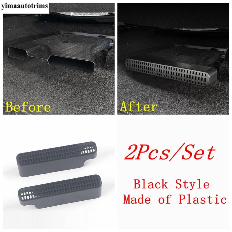 For Kia Sportage NQ5  -2024 Accessories Car Under Seat Floor Air AC Conditioning Vent Outlet Vent Dust Cover Protection Trim