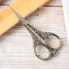 European Retro Scissor DIY Hand Made Cross Stitch Craft Creative Fancy Antique Needlework Tools(Bronze(B01 003 00124) )