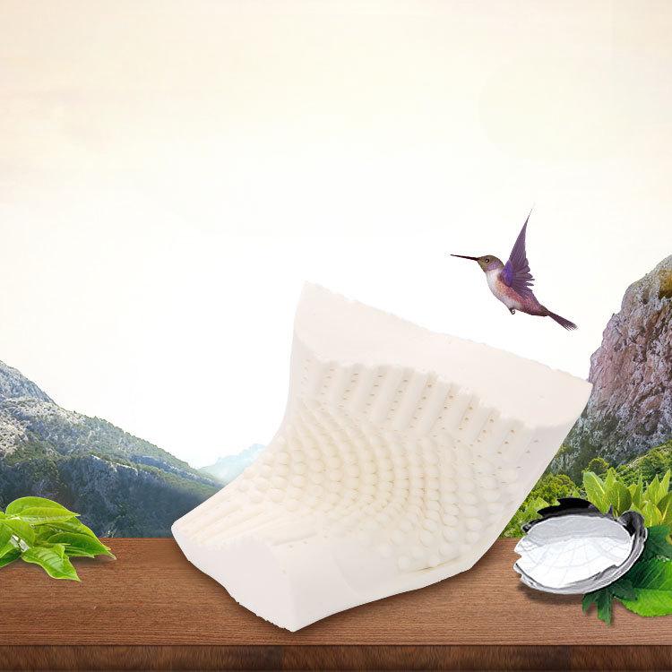 Natural Latex Pillow Cervical Vertebra Neck Protection Massage Pillow Adult Latex Pillow Core Adult Pillow