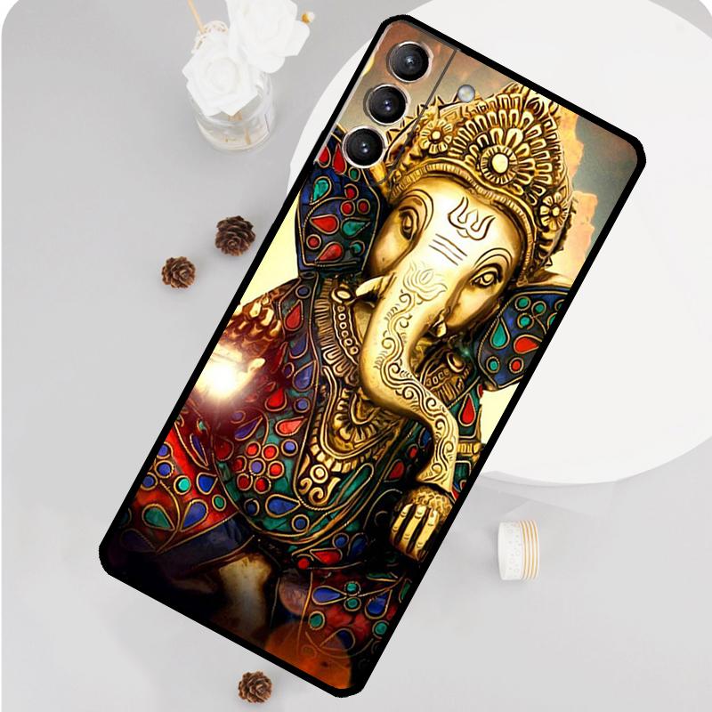 Ganesh Elephant God Phone Case For Samsung Galaxy S26 S25 S24 S20 S21 S22 S23 Ultra S10 Plus S25 FE Funda Cover