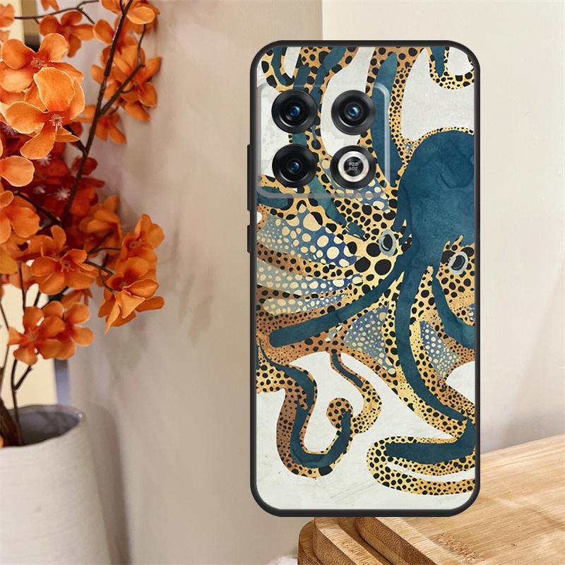 Octopus Funda For OnePlus 8T 10T 13 13R 12 12R 11 10 Pro OnePlus Nord 4 CE 2 3 Lite N30 N20 N10 Case