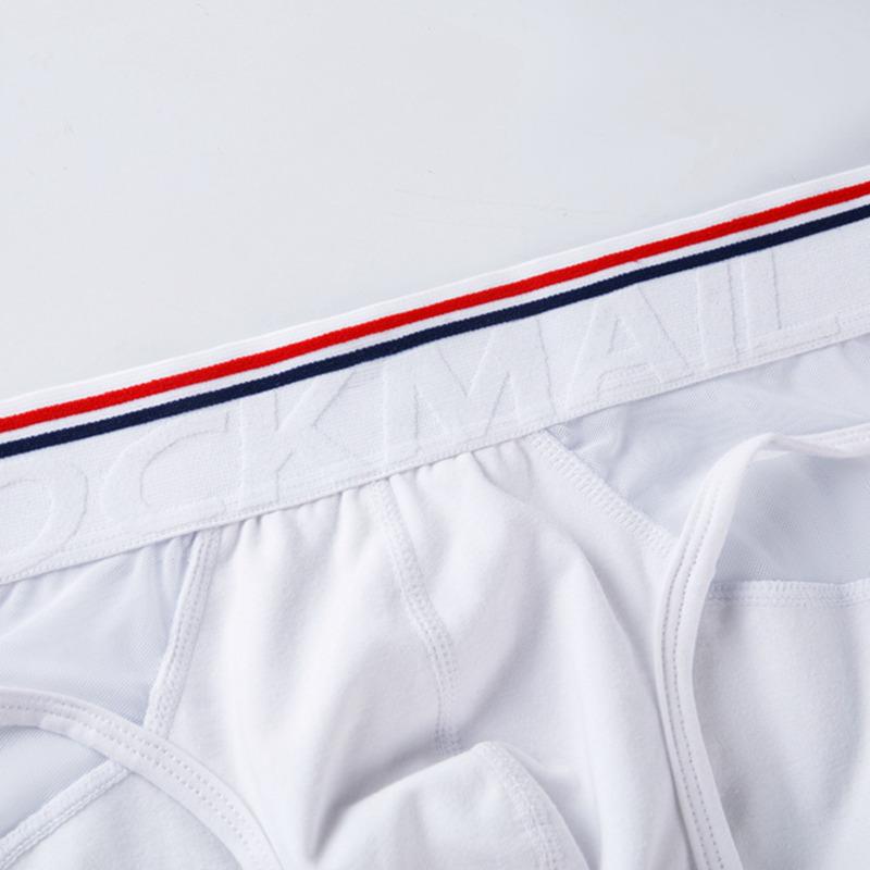 Slips JOCKMAIL Fashion Low Waist Sports Fashion Herrenunterwäsche Baumwolle + Mesh Atmungsaktives Design Sexy Herrenunterhose