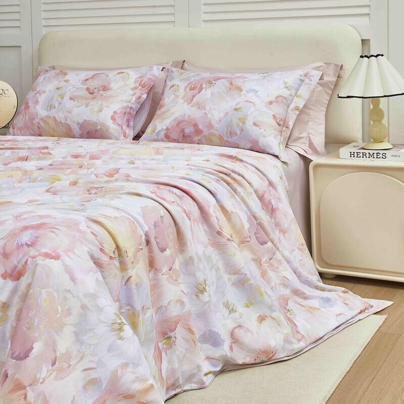 Mengjie Home Textiles Pure Cotton Printed 4-Piece Bedding Set