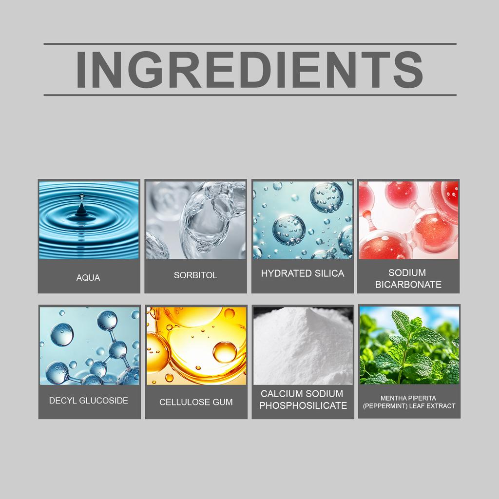 Oral Care Toothpaste Stains From Teeth, Freshens Breath, Supports Health, And Helps Maintain Enamel. Daily Oral Cleaning Toothpaste.