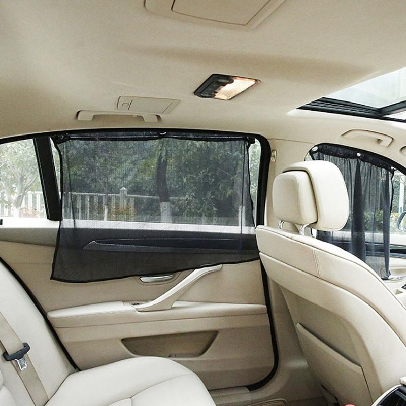 2 ks Závěsy do auta proti slunci Univerzální sluneční clony na okna Ochrana Odpuzující Síťka proti komárům Sluneční clona Auto příslušenství