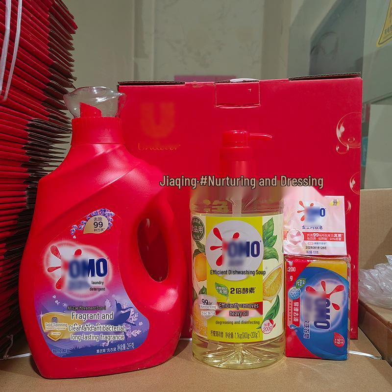 Employee Benefits Gift Set: Laundry Detergent & Dish Soap for Home Cleaning & Care
