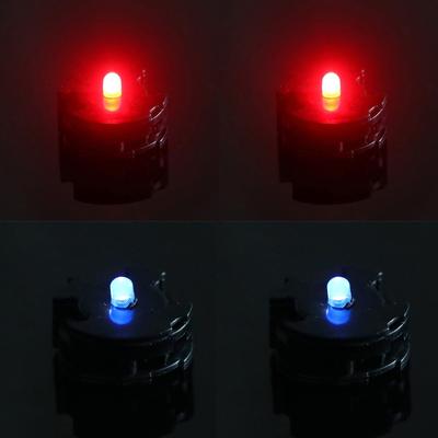 Leiasnow Gundam LED 2 Red and 2 for RG Zaku RG and Haro Models Red and 2 Units, Blue, RG, II, GM, (2 Blue)