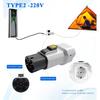 220V Typ 2 Stecker zu Schuko-Steckdose, EV Auto Zubehör Stecker für EV Ladegerät EV Stecker