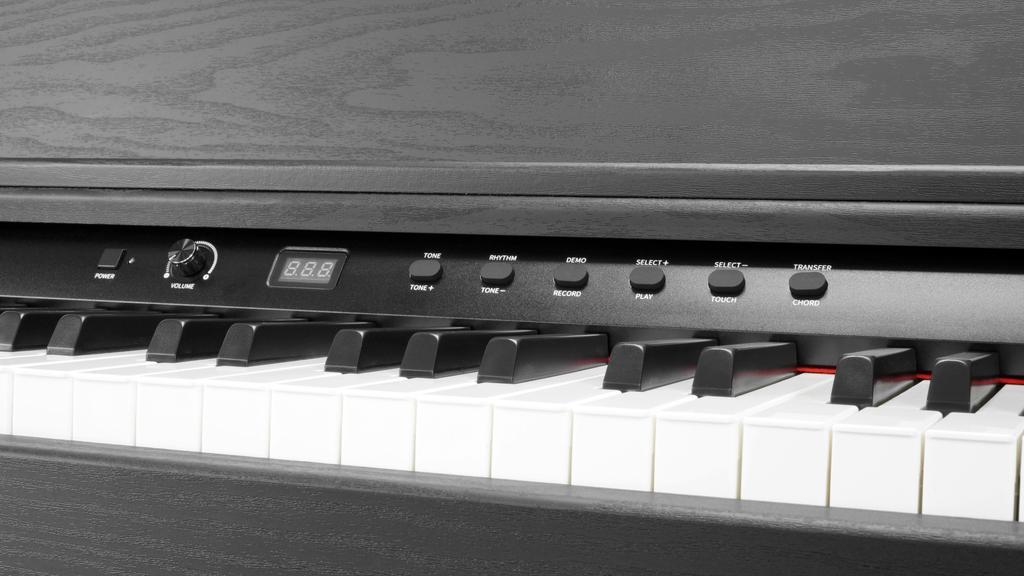 MusicMate MM-P60-B PureHarmony BLACK Digital Piano
