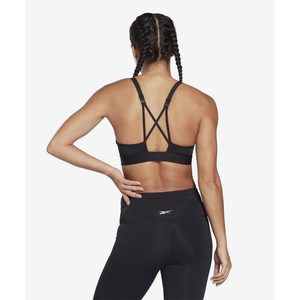 Reebok S Lux Strappy SportS Bra   Black  H51841