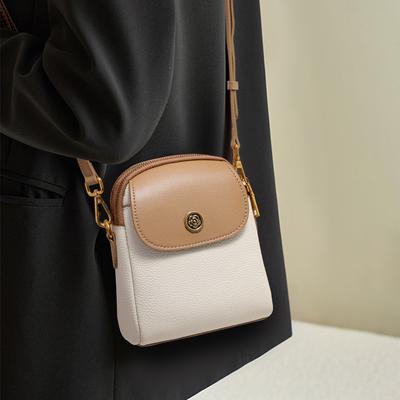 Bolso Nuevo de Piel Suave Moda de Verano Versátil Nicho Estilo de Alta Gama Bolso de Hombro Cruzado
