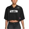 Jordan V-Neck Casual Short Sleeve Drop Shoulder T-Shirt Women tops IM6851-010