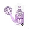 Brosse démêlante - ILŪ - Lollipop - Violet - Pour enfants - Corps flexible