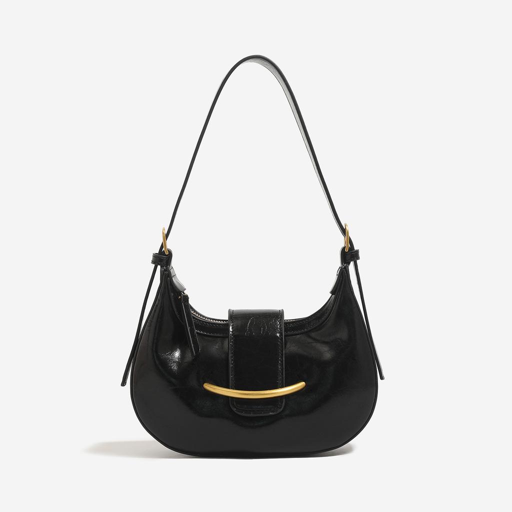 Unique Design Crescent Bag for Women 2025 Spring/Summer New Women's Underarm Bag Ins Style Korean Versatile Shoulder Crossbody Bag