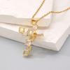 Gold Cross Pendant Necklace - Postmodern, Non-Fading, Perfect Christmas Gift