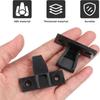 6 set Black Furniture Joint Bracket ABS Panel Connection Bracket  Decorative Paneling
