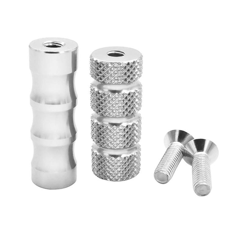 

Подножки с ЧПУ подходят для мотоцикла с резьбой M6, рычаг переключения передач, тормозной рычаг для Aprilla BMW Honda Kawasaki Ducati Suzuki серебряный