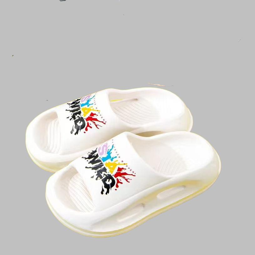 Women Graffiti Print Sports Sandals  High-Style Summer Street Indoor Beach Slides, Casual Summer Slippers