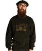 Schott FADE AMERICA'S LAST FRONTIER CREW SWEAT, Men's XL, Black, 010, 782-5232014